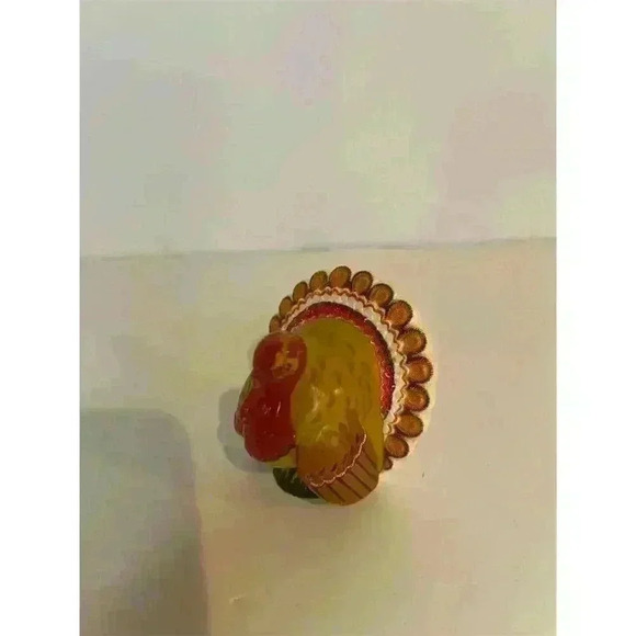 Vintage Hallmark Merry Miniatures Thanksgiving Figurine Set 1970s - Picture 8 of 12